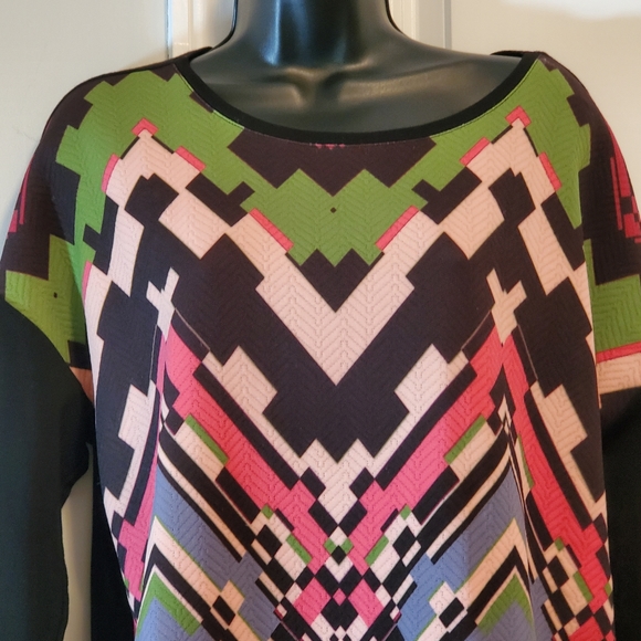 DISIGUAL by Christian Lacroix Colorful Sweater Top Size XXL - Picture 2 of 6